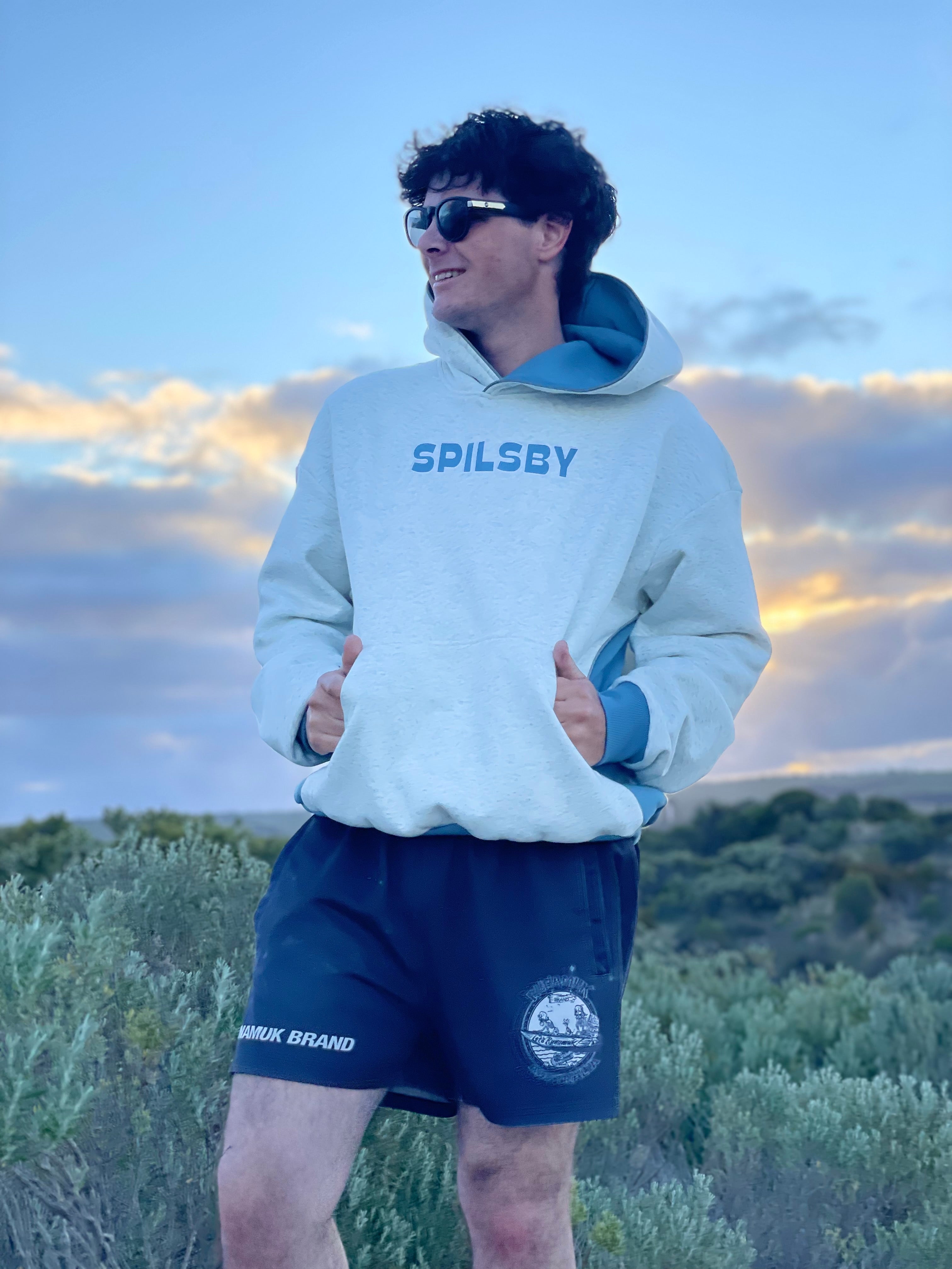 Marble White Hoodie