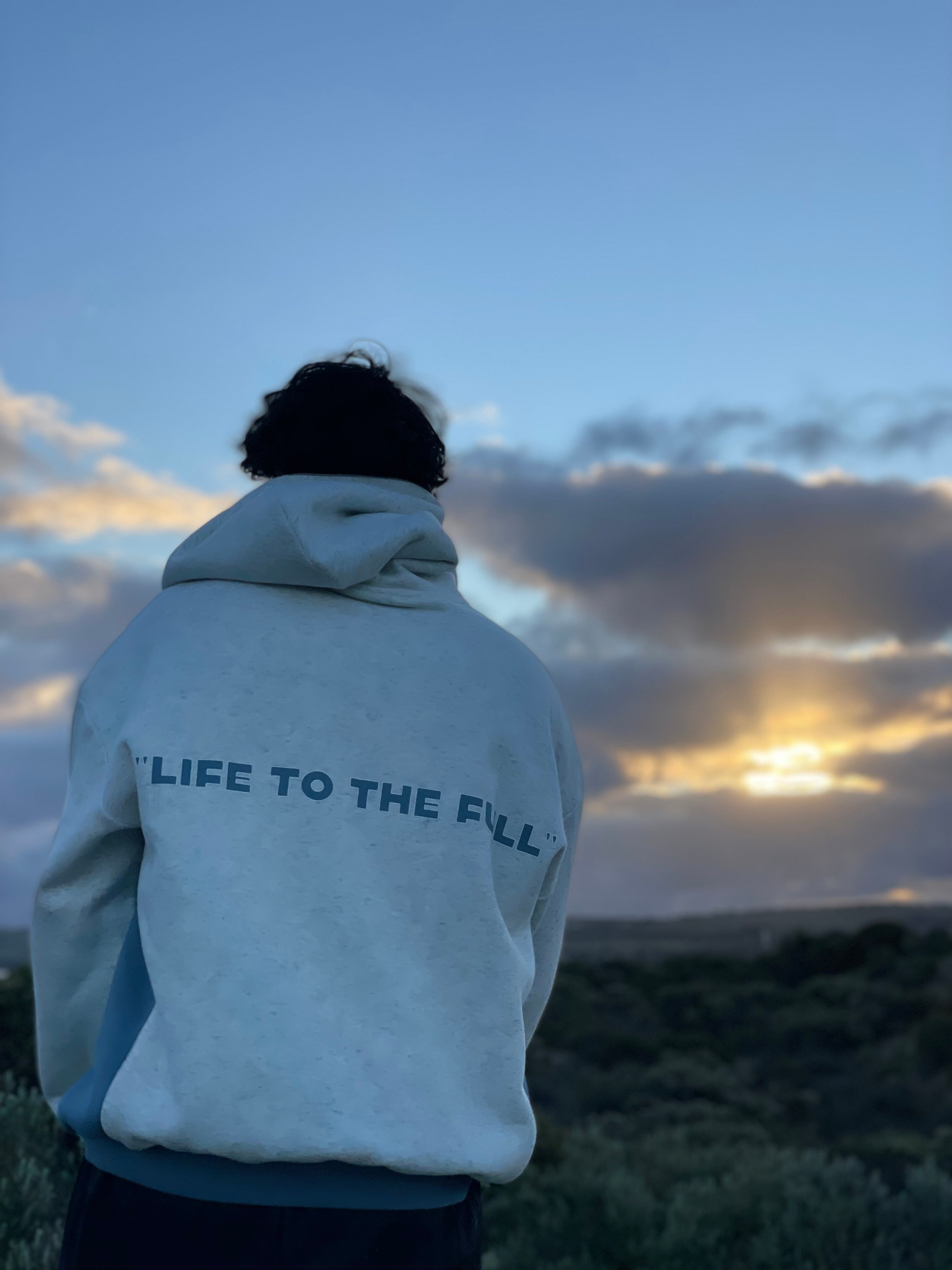 Marble White Hoodie
